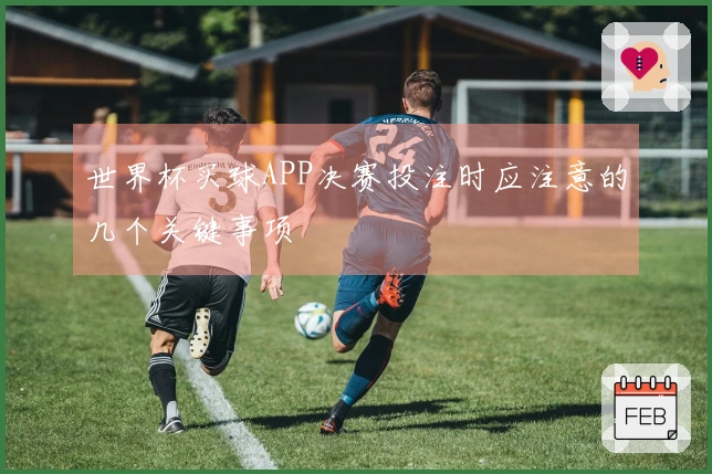 世界杯买球APP决赛投注时应注意的几个关键事项